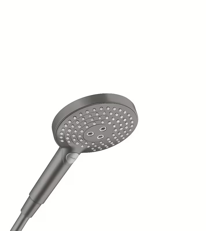 Ročna prha Hansgrohe Raindance Select 125 mm v obdelavi krtačen črni krom