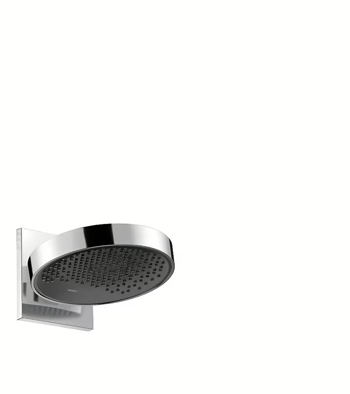 Nadglavna prha Hansgrohe Rainfinity 250 1jet v krom izvedbi z antracitno pršno ploščo