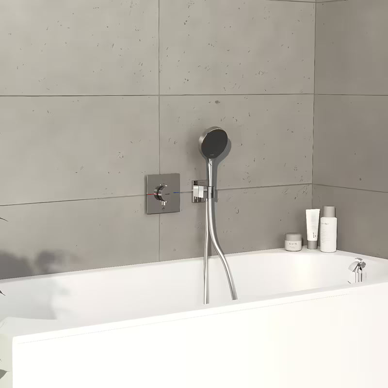 Hansgrohe showerselect Comfort E podometna termostatska armatura za tuš v krom izvedbi