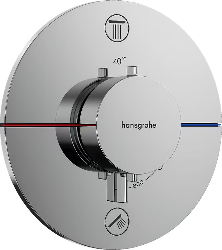 Hansgrohe showerselect Comfort S podometna termostatska armatura za tuš v krom izvedbi