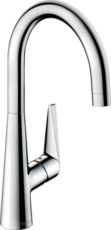 Kromirana armatura za pomivalno korito hansgrohe Talis M51 pro za nizkotlačne grelnike z visokim vrtljivim izlivom
