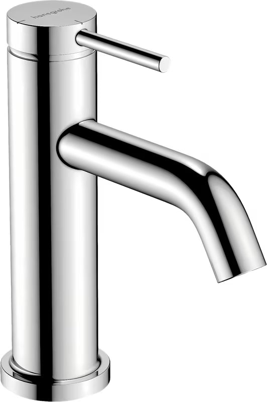 Kromirana enoročna armatura za umivalnik Hansgrohe Tecturis S tehnologijami EcoSmart+, AirPower in CoolStart.