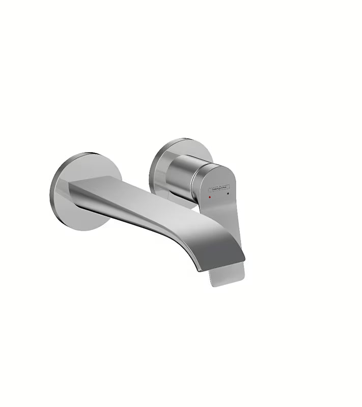Hansgrohe Vivenis podometna armatura za umivalnik v kromu s širokim izlivom in curkom WaterfallStream
