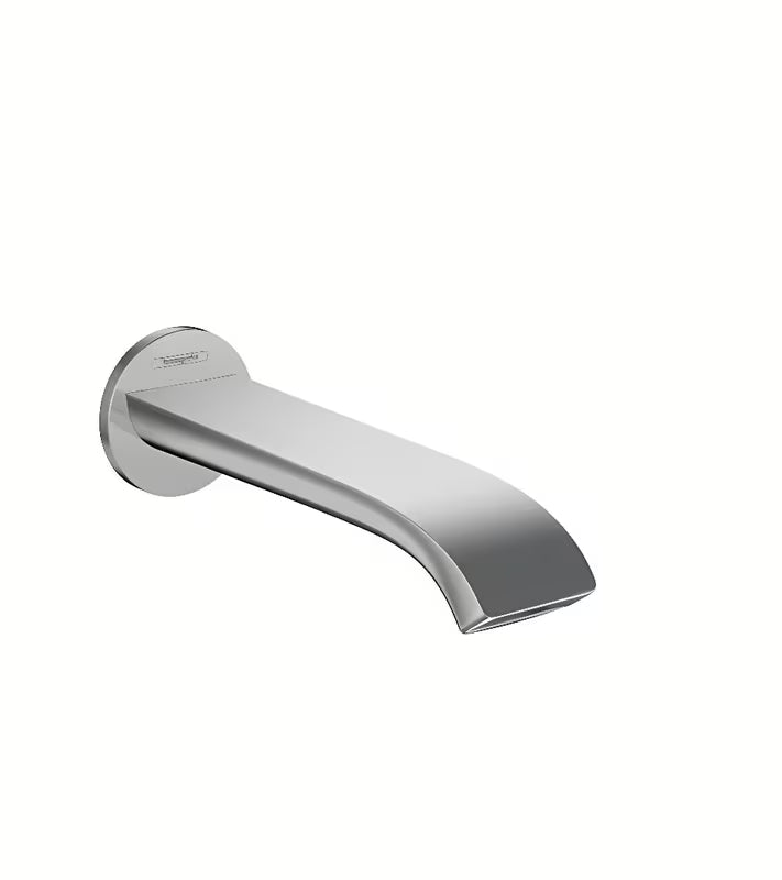 Stenski izliv za kad Hansgrohe Vivenis v krom izvedbi z ekstra širokim tokom WaterfallStream.