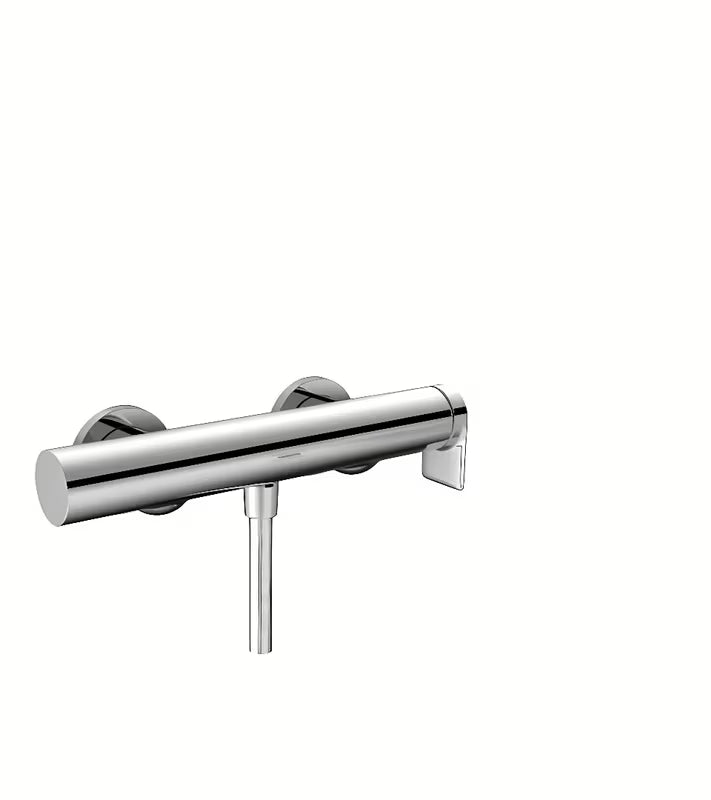 Stenska enoročna armatura za tuš Hansgrohe Vivenis v krom izvedbi.