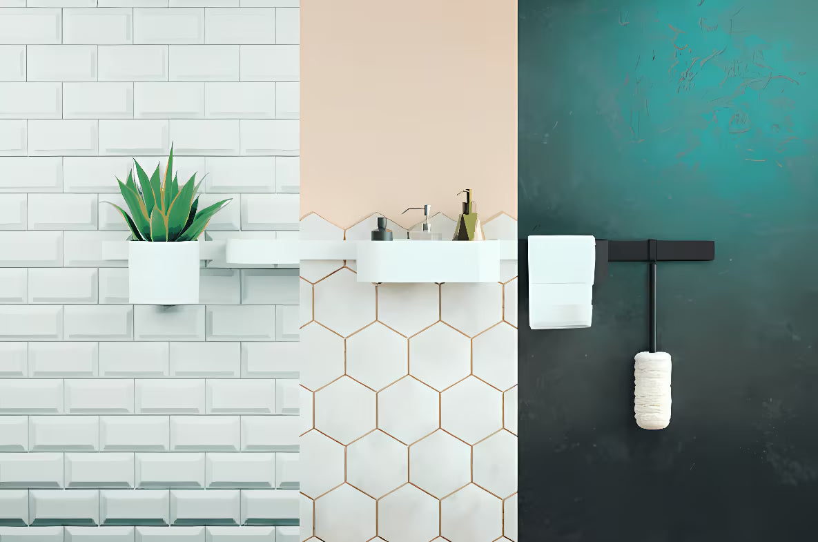 Držalo Hansgrohe wallstoris u mat bijeloj boji pro montaža lijepljenjem ili vijcima