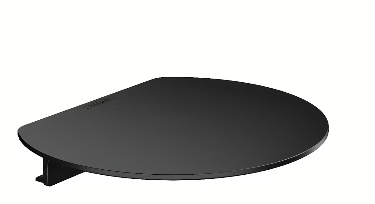 Hansgrohe wallstoris polica u mat crnoj boji pro za odlaganje kupaonskog pribora na zidnoj šipki