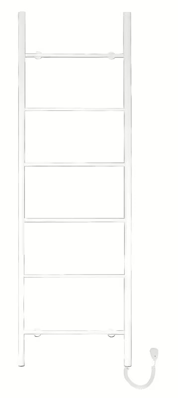 Električni sušilnik za brisače Hopa Primavera 112x40 cm u bijeloj mat boji s okruglim profilima