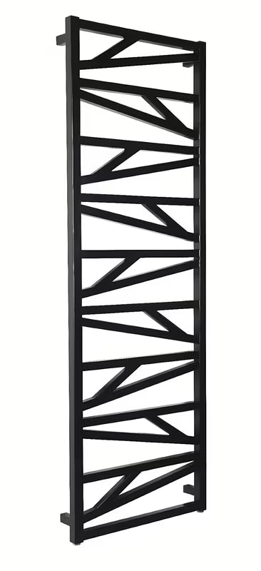 Kombiniran kopalniški radiator Hopa Trick 53x151,7 cm v črni mat barvi.