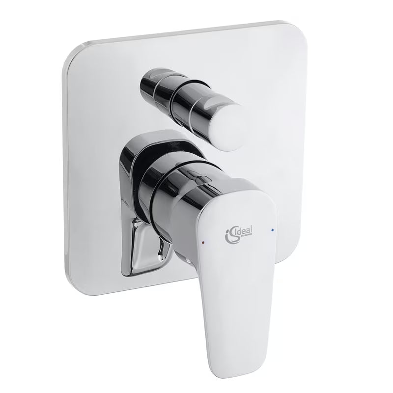 Podometna armatura za tuš Ideal Standard Esla u krom izvedbi s preklopnikom