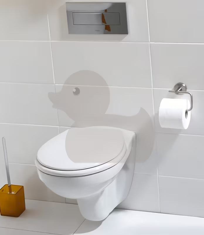 Beli viseča WC školjka Ideal Standard Eurovit z globokim izpiranjem in tehnologijo BoxRim