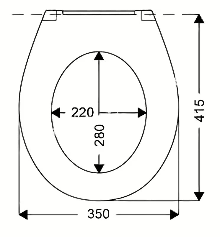 Bijela WC deska Ideal Standard Eurovit od duroplasta s pantima od nehrđajućeg čelika
