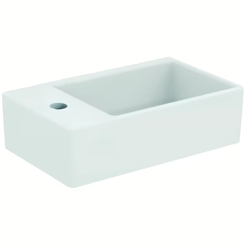 Ideal Standard Strada keramični umivalnik 45 x 27 cm v beli barvi z odprtino pro za armaturo na levi