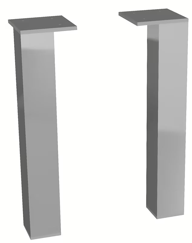 Kromirana pohištvena noga Jika Cube pro kopalniško pohištvo v minimalističnem dizajnu