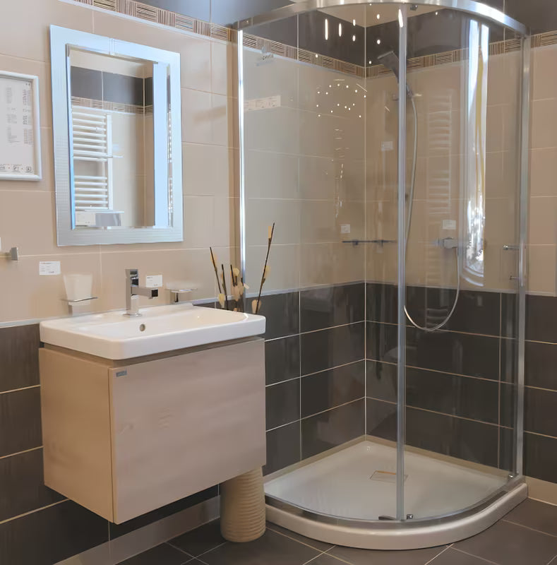 Viseča omarica pod umivalnikom Jika Cubito u dekoru hrasta s ladicom s punim izvlačenjem