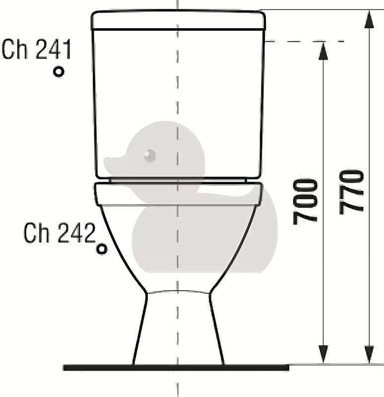 Bel WC monoblok Jika Lyra Plus z globokim splakovanjem in kotličkom DualFlush.