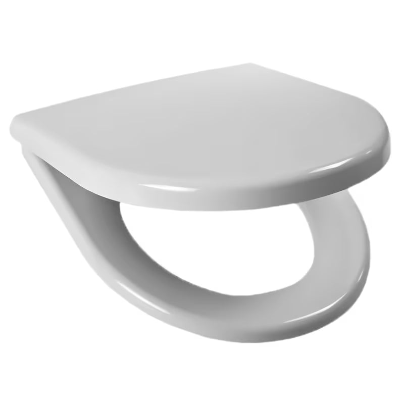 Bel WC deska Jika Lyra Plus iz duroplasta z mehko Zapiranje Soft Close in plastičnimi tečaji