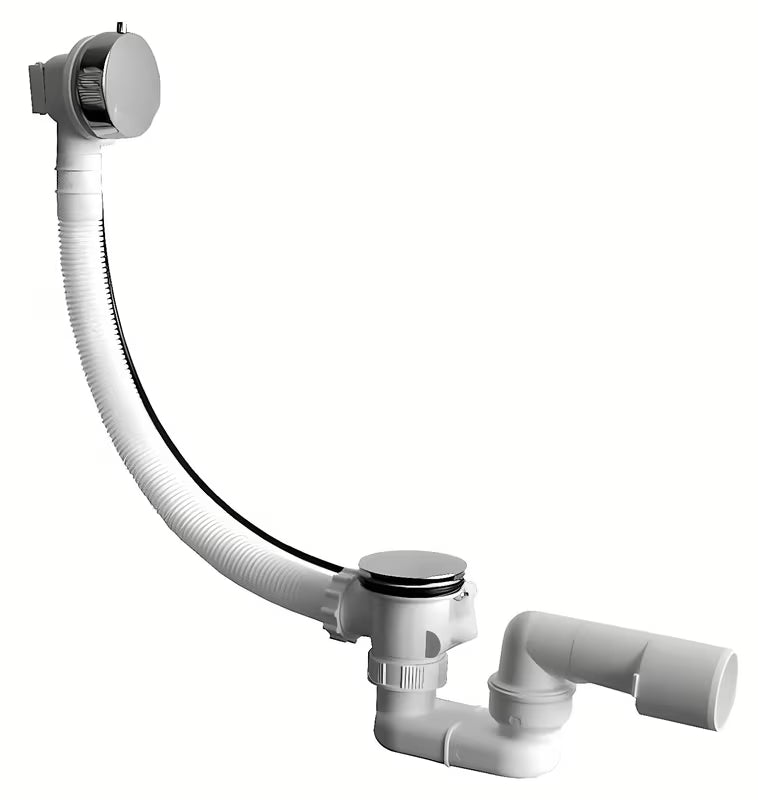 Sifon za Kad Avtomatik Jika Mio u krom izvedbi kao dodatak kadi