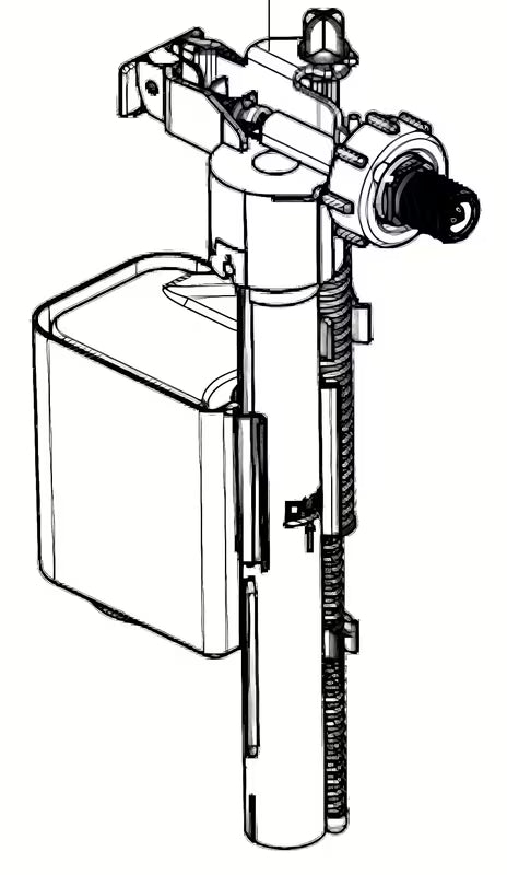 Polnilni ventil Jika pro za keramičke vodokotliće s donjim dovodom vode 1/2"