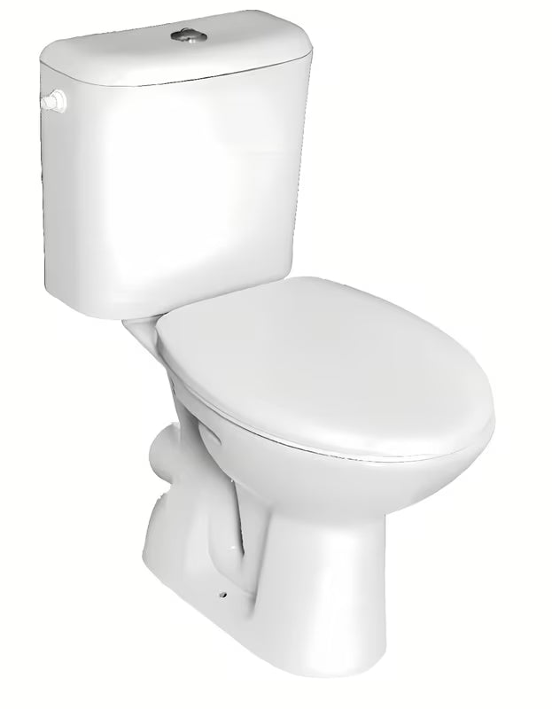 Bijelo WC monoblok s wc desko Jika Neo