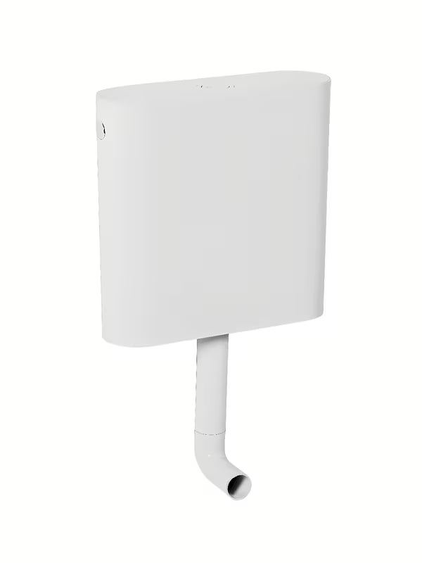 Bijela podometni splakovalnik za WC Jika s ispusnim mehanizmom DualFlush 3/6 l