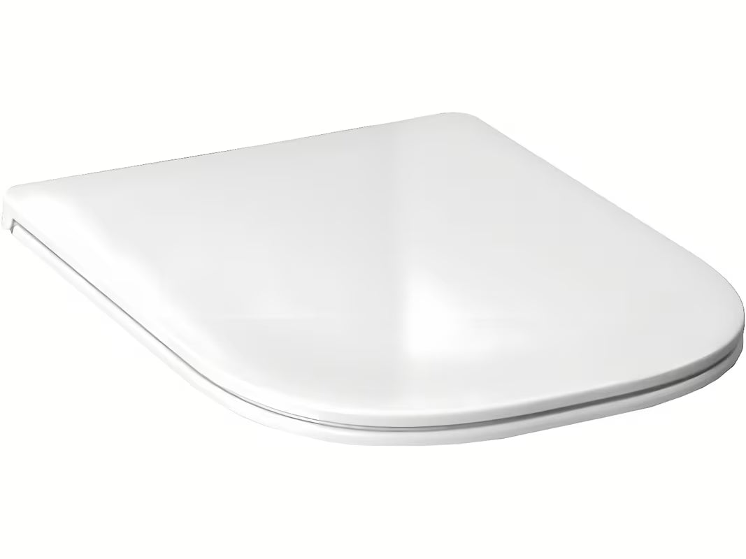 Bel WC deska Jika Pure iz duroplasta z mehko Zapiranje Soft Close, antibakterijsko obdelavo in SLIM dizajnom