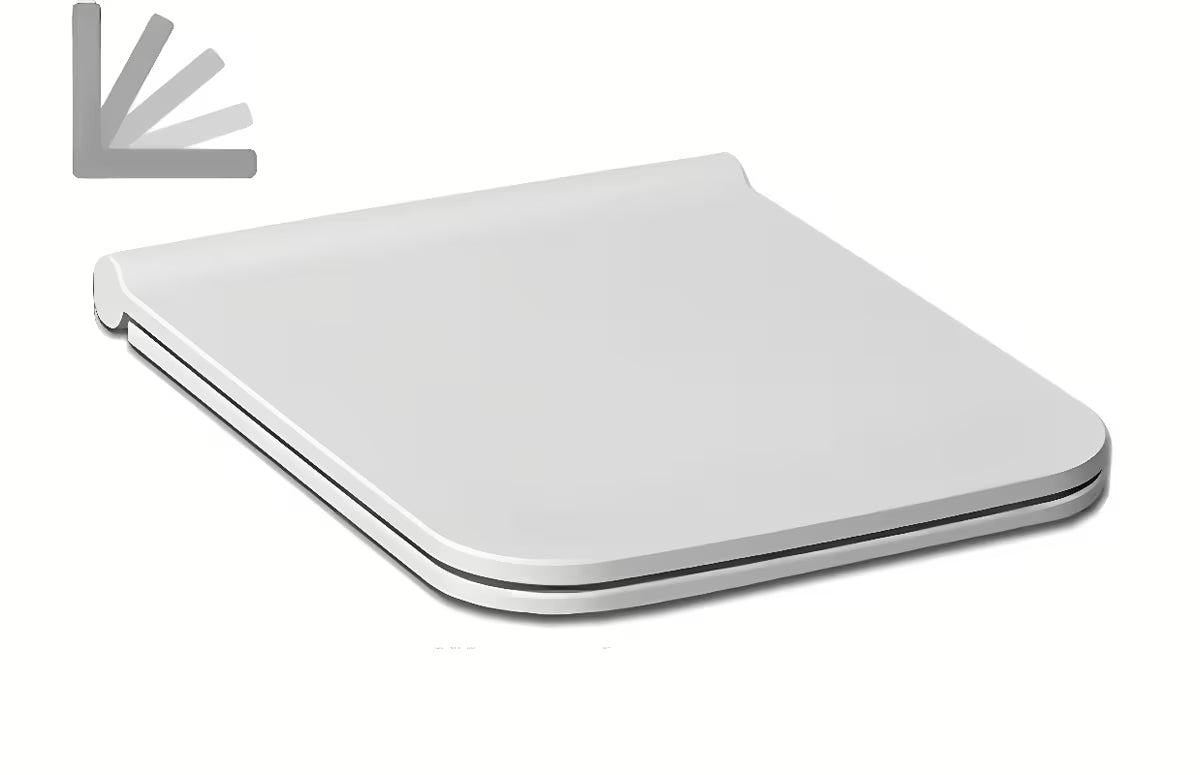 Bijele WC deska Jika Pure od duroplasta s tehnologijom mehko Zapiranje Soft Close i šarkama od nehrđajućeg čelika