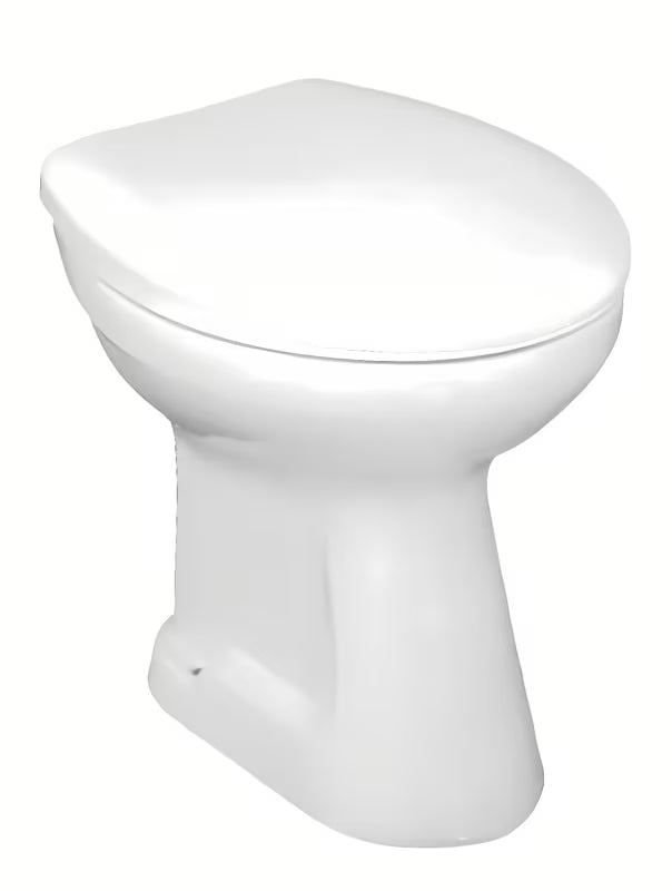 Stoječa WC Školjka Jika Sam v beli barvi z navpičnim odtokom, brez kotlička