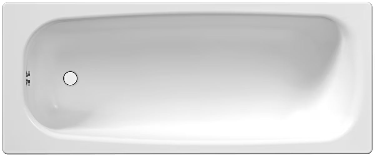 Pravokotna kad Jika Tanza 160x70 cm od emajliranog čelika, lijeva i desna orijentacija