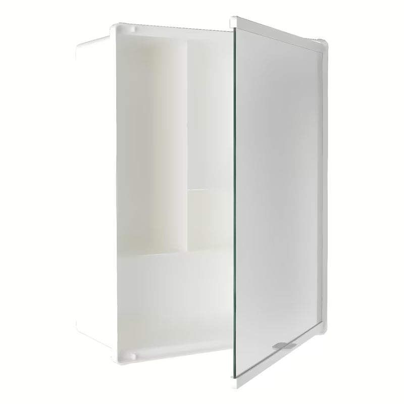 Bela omarica z ogledalom Jokey Juniorb 31,5 x 40 cm s policami in odlagalnim prostorom