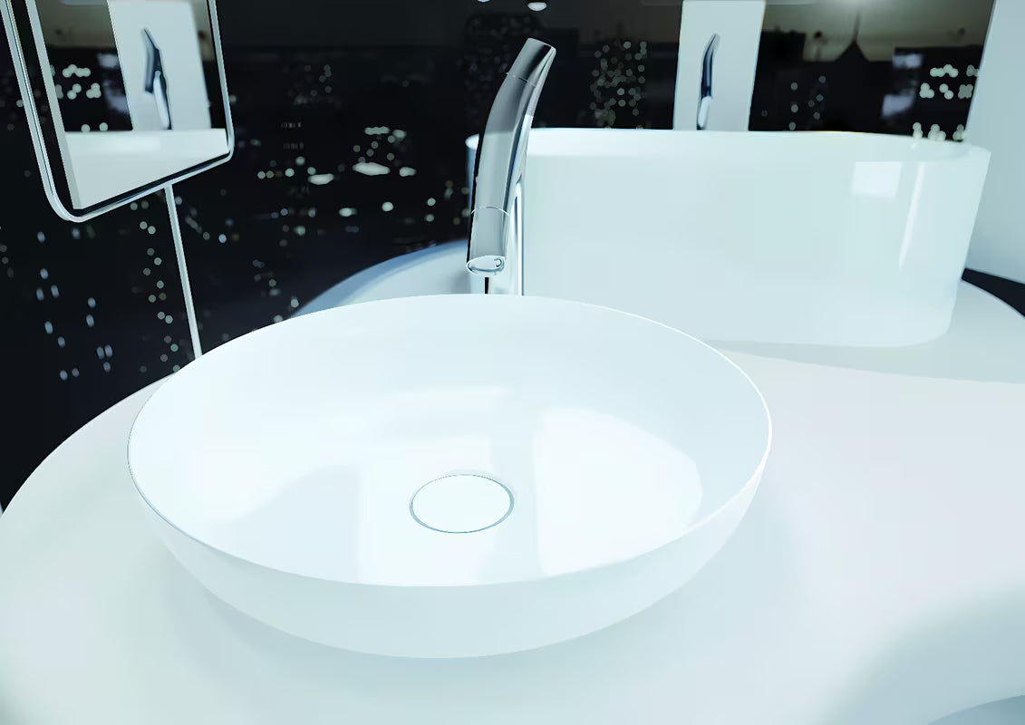 Kaldewei Miena umivalnik na ploščo 45x45 cm u alpsko bijeloj boji od emajliranog čelika