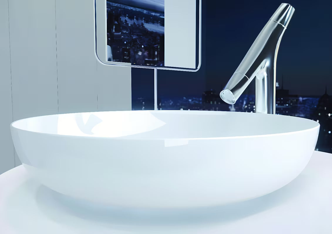 Kaldewei Miena umivalnik na ploščo 45x45 cm u alpsko bijeloj boji od emajliranog čelika