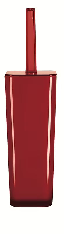 Crvena WC ščetka Kleine Wolke Easy kao dekorativni dodatak za kupaonicu.