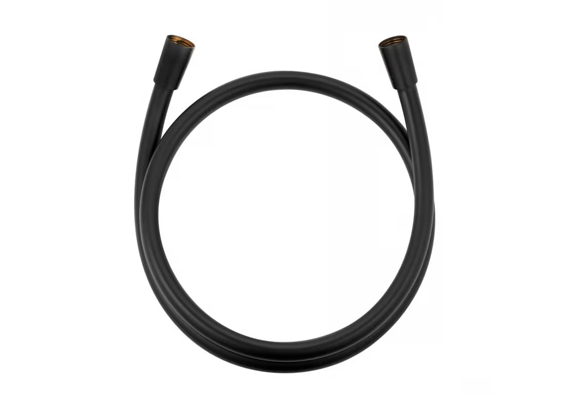 Cev za Tuš Kludi u mat crnoj boji s duljinom 1250 mm i zaštitom od uvijanja.