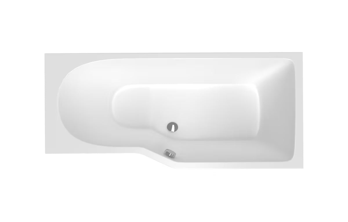 Laguna Beáta Plus asimetrična kotna kad desna 160x80 cm od lijevanog akrilata PMMA sa sjajnom površinom