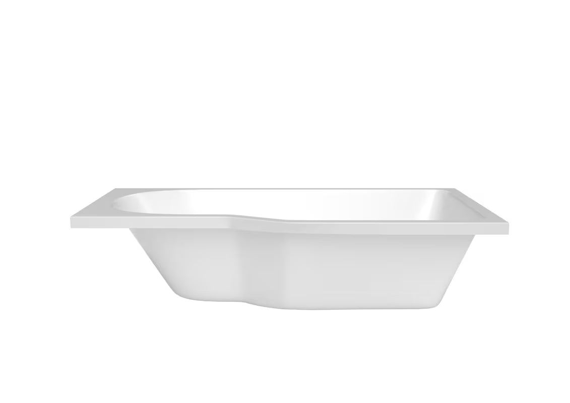 Laguna Beáta Plus asimetrična kotna kad desna 160x80 cm od lijevanog akrilata PMMA sa sjajnom površinom