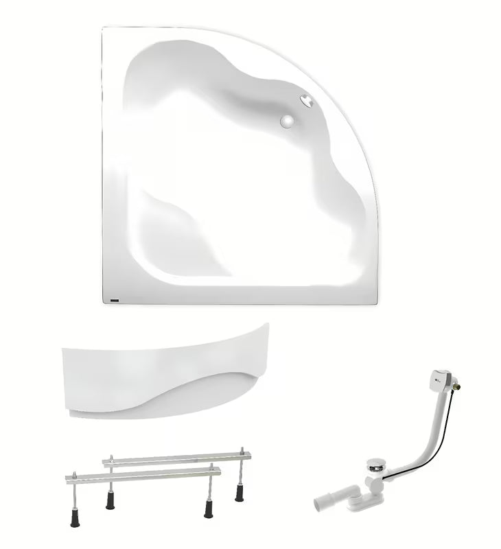 Kotna akrilna kada Laguna Syntia Plus 150 x 150 cm pro za lijevu i desnu orijentaciju