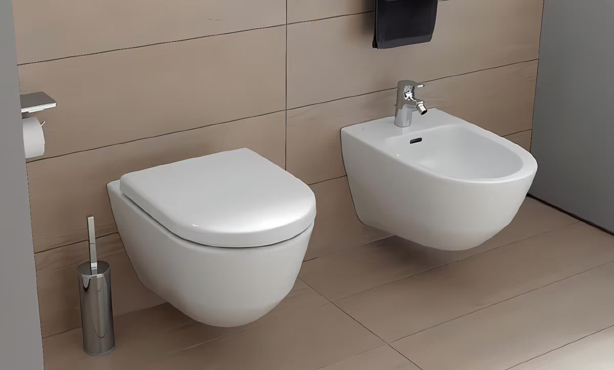 Bijeli viseči bide Laufen Pro s modernog dizajna za kupaonicu