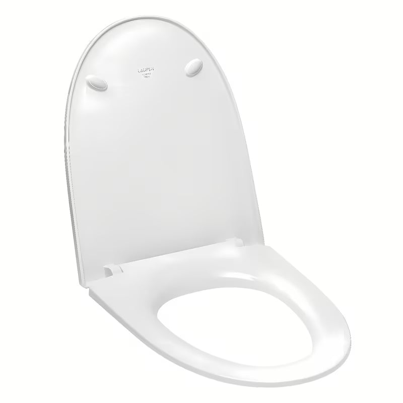 Bijele WC deska Laufen Pro Nordic od duroplasta sa mehko Zapiranje Soft Close pro za tiho i glatko spuštanje.