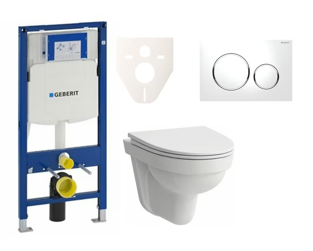 Viseči WC set Laufen Pro Nordic s instalacijskim modulom Geberit Duofix pro za predzidnu montažu