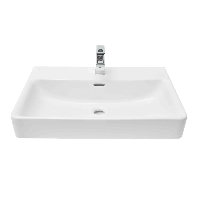Viseče keramički umivaonik Laufen Pro S bijeli s otvorom pro za slavinu u sredini, 65x46,5 cm.