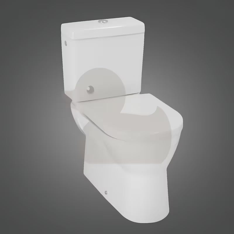 Bijela stoječa WC školjka kombi WC školjka Laufen Pro s ravnim ispiranjem i odvodom Vario