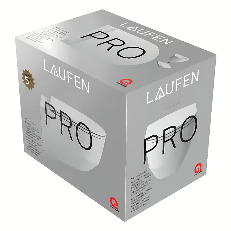 Viseči WC set Laufen Pro za vgradnjo s splakovalnikom Alca pro sodobno kopalnico