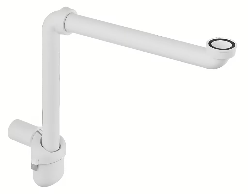 Sifon za Umivalnik Laufen pro odvod DN32 s mogućnošću priključka na DN40 preko redukcije.