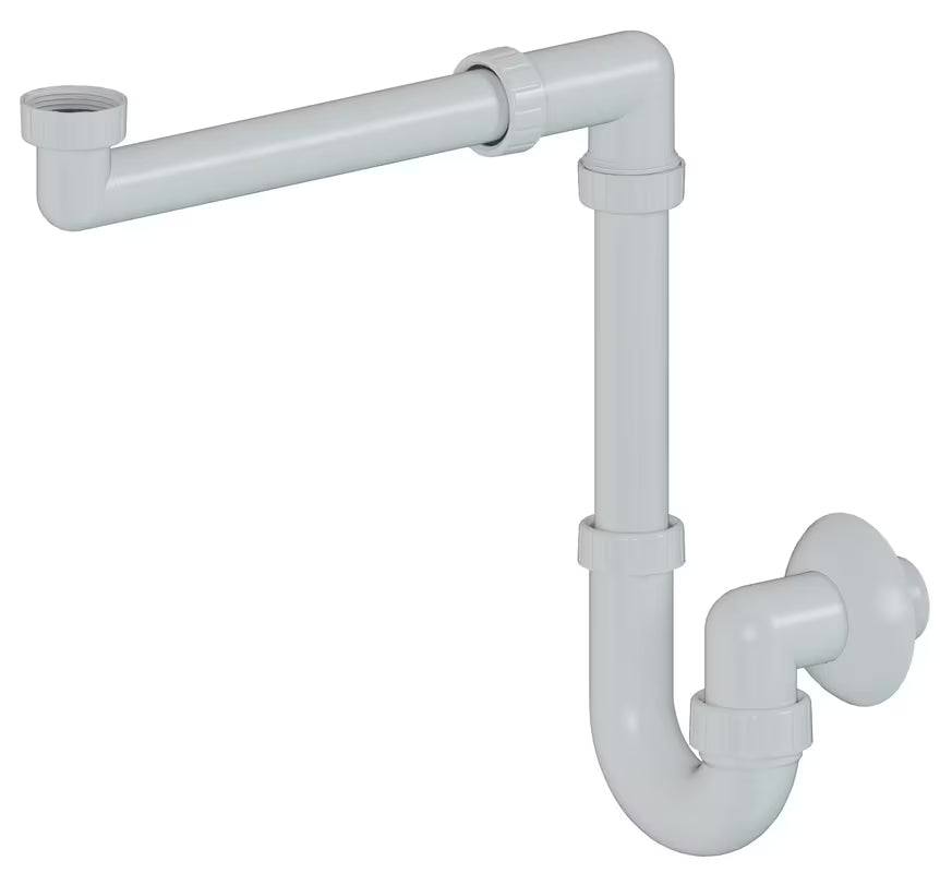 SIKO Multi sifon za umivalnik za kopalniško pohištvo pro prihranek prostora, 5/4 matica x 40 mm