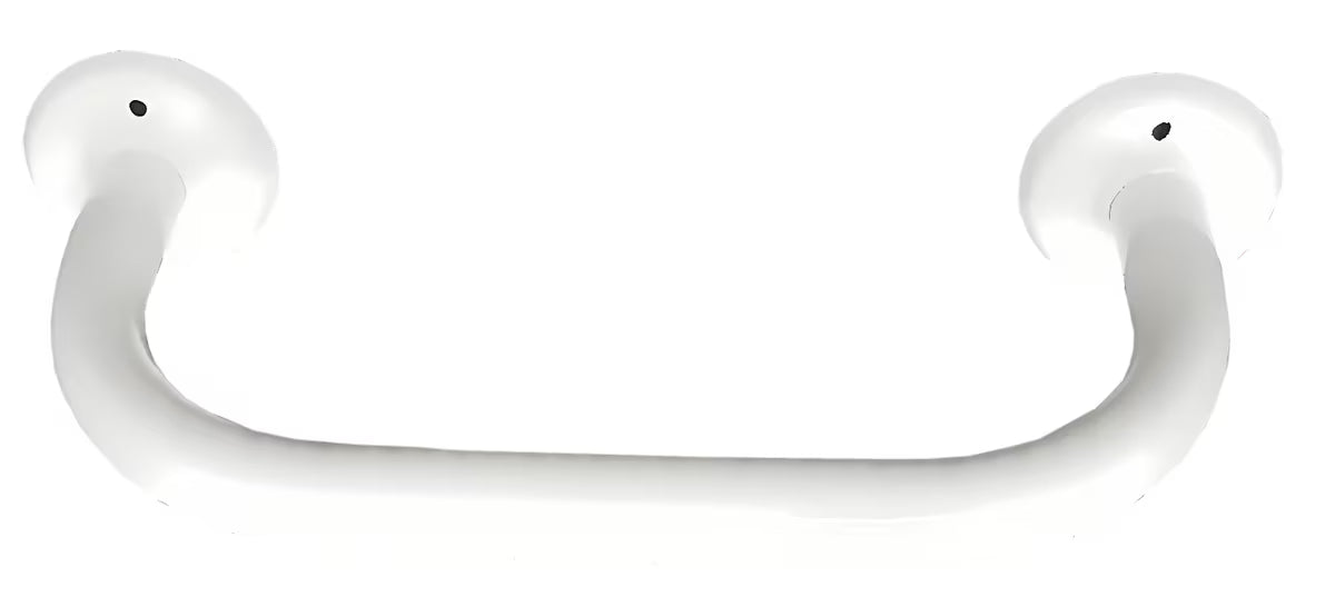 Bijeli zidni kupaonski ročaj pro za sigurnije kretanje i lakše ustajanje iz kadi ili s WC-a.