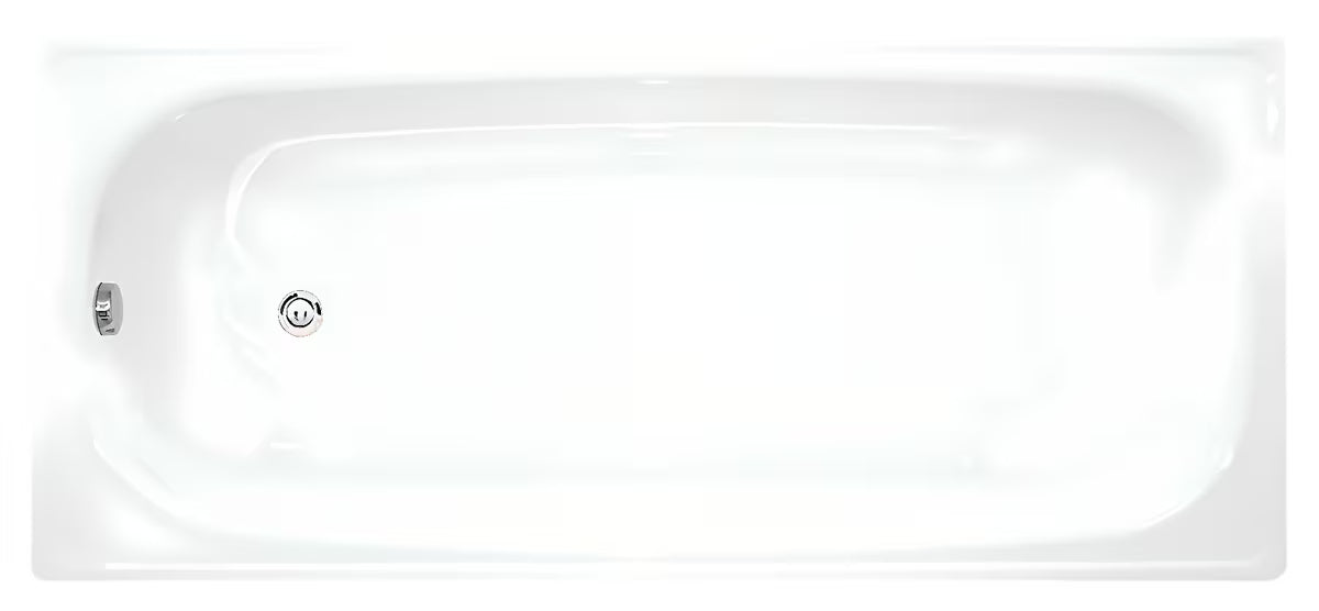 Pravokotna kad Multi 160 x 70 cm od emajliranog čelika, lijeva i desna izvedba