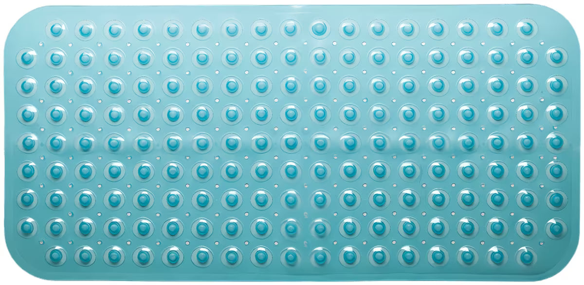 Plava protizdrsna podloga za kadi Multi s vakuumskim čašicama od PVC-a
