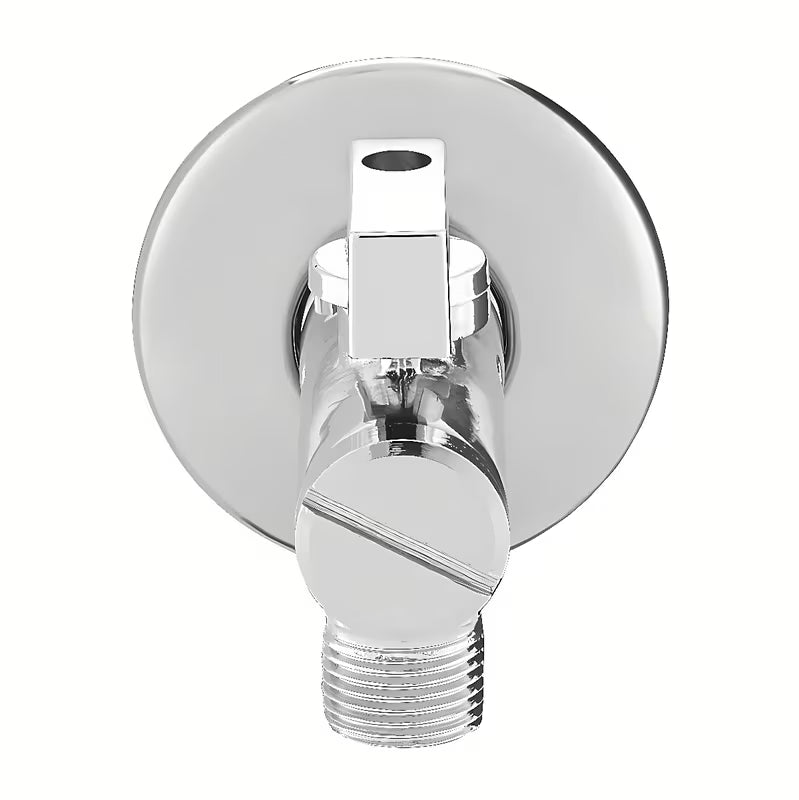 Kromirani kotni ventil s integriranim filtrom pro priključak armature za umivalnik ili WC školjka