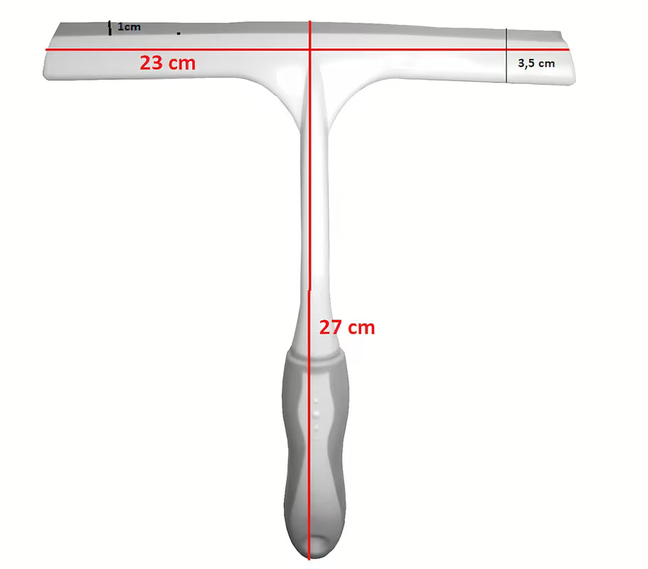 Strgalo za steklo pro za brisanje vode sa staklenih ispuna tuš kabine nakon tuširanja.